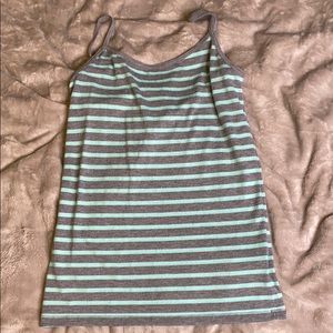 Aeropostale Gray and Aqua Cami Top